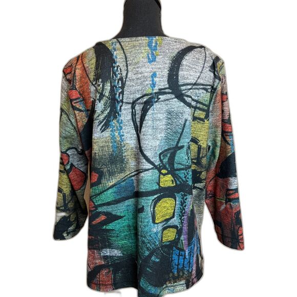 Ali Miles Abstract Print With Lovely Colors Overhead (PXL) - Picture 4 of 11